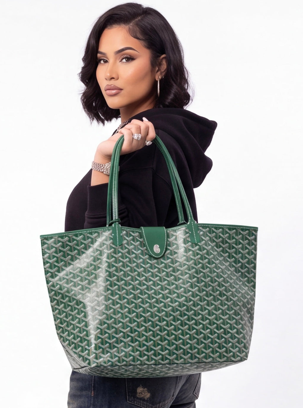 Goyard Saint Louis GM Bag
Green
