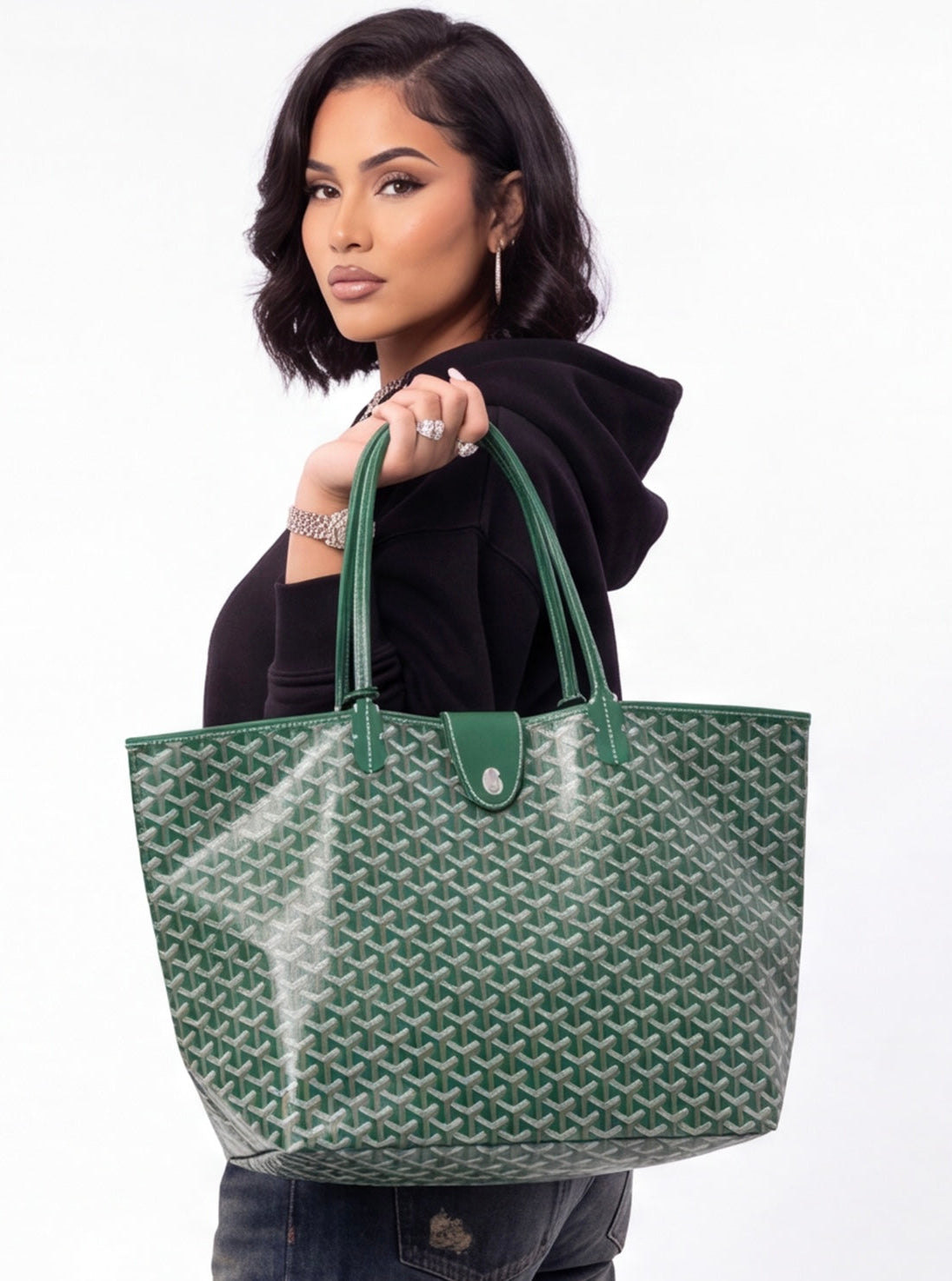 Goyard Saint Louis GM Bag
Green