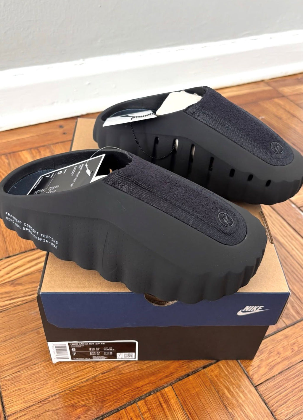 Nike Mind 001 Slide Fragment Black
